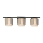 Maxim Lighting 21713SWNWDCHL Natural Wood,Charcoal Draughtsman 3-light Bath Vanity Image 1
