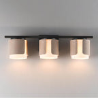 Maxim Lighting 21713SWNWDCHL Natural Wood,Charcoal Draughtsman 3-light Bath Vanity Image 3