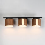 Maxim Lighting 21713SWWNBK Walnut,Black Draughtsman 3-light Bath Vanity Image 3