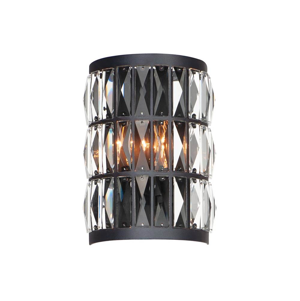 Maxim Lighting 21812BCBK Black Madeline 2-light Wall Sconce Image 1