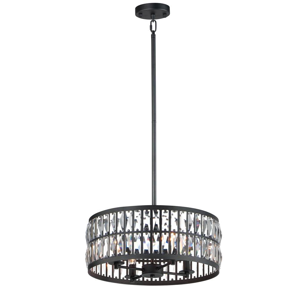 Maxim Lighting 21815BCBK Black Madeline 4-light Pendant Image 1