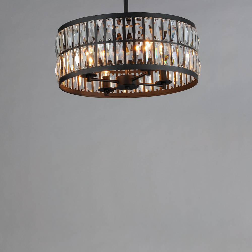 Maxim Lighting 21815BCBK Black Madeline 4-light Pendant Image 4
