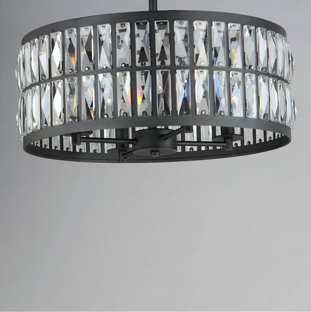 Maxim Lighting 21815BCBK Black Madeline 4-light Pendant Image 3
