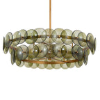 Maxim Lighting 21823GNWBR Weathered Brass Loren 30'' Chandelier Image 3