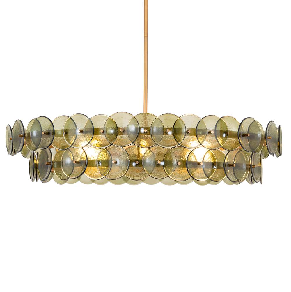Maxim Lighting 21824GNWBR Weathered Brass Loren 42'' Chandelier Image 3