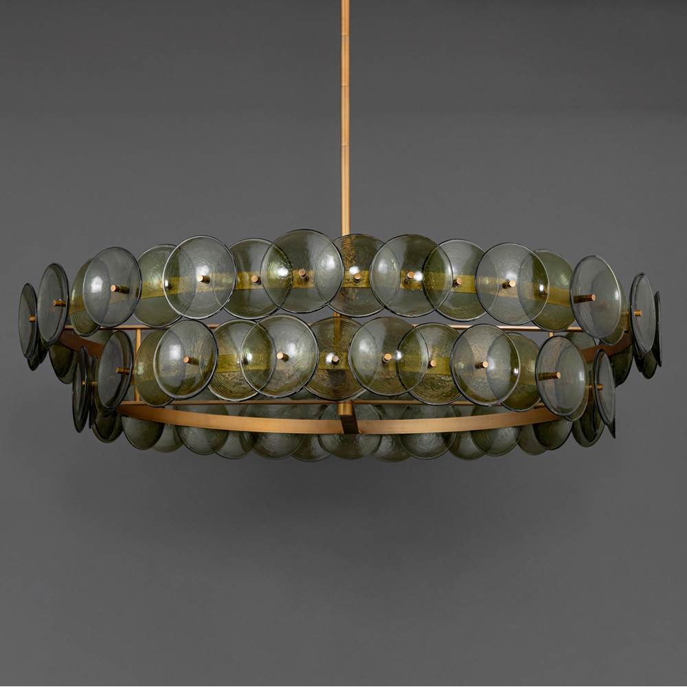 Maxim Lighting 21824GNWBR Weathered Brass Loren 42'' Chandelier Image 2