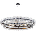 Maxim Lighting 21824TCGM Gunmetal Loren 42'' Chandelier Image 1