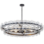 Maxim Lighting 21824TCGM Gunmetal Loren 42'' Chandelier Image 1