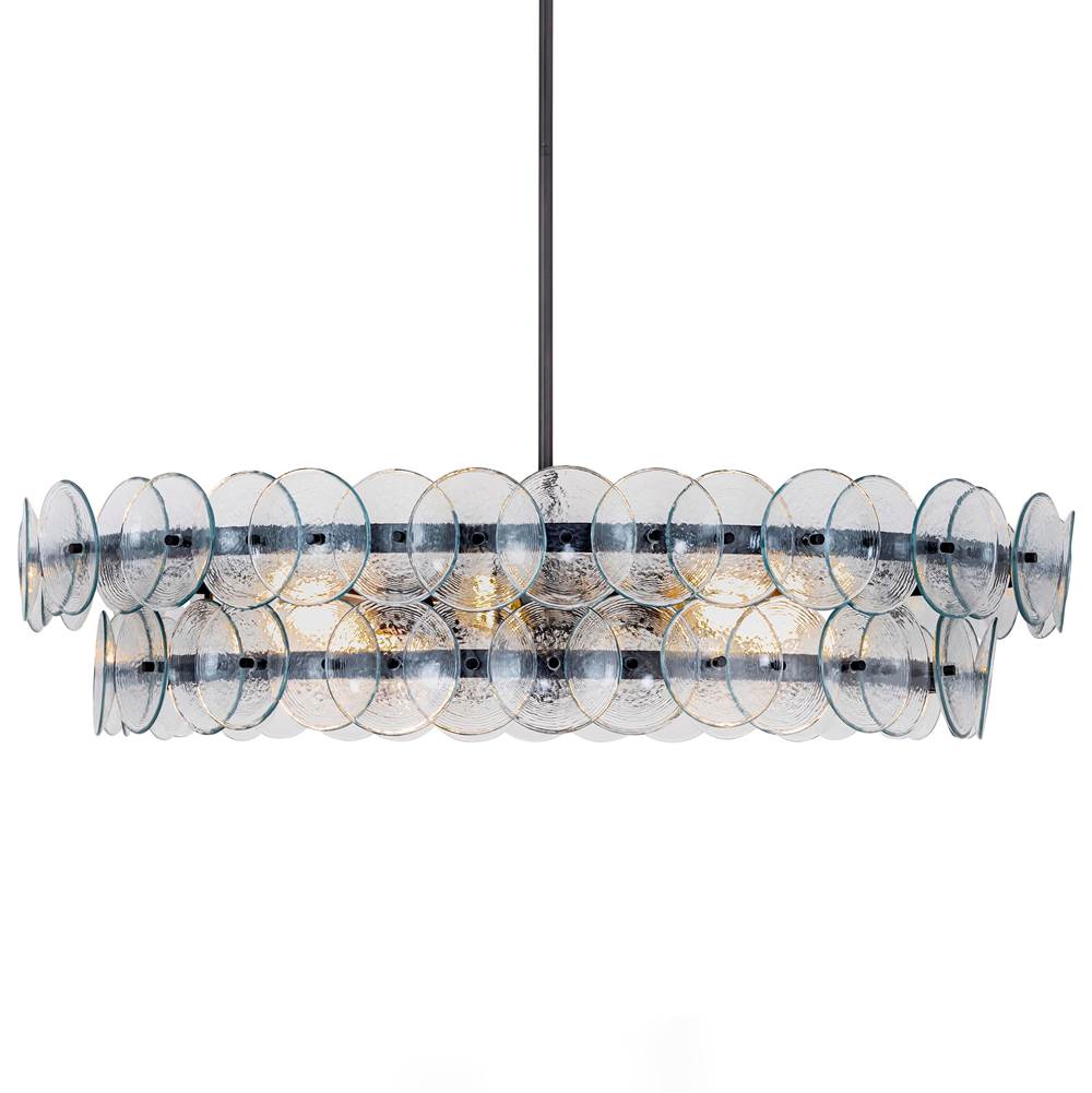 Maxim Lighting 21824TCGM Gunmetal Loren 42'' Chandelier Image 3
