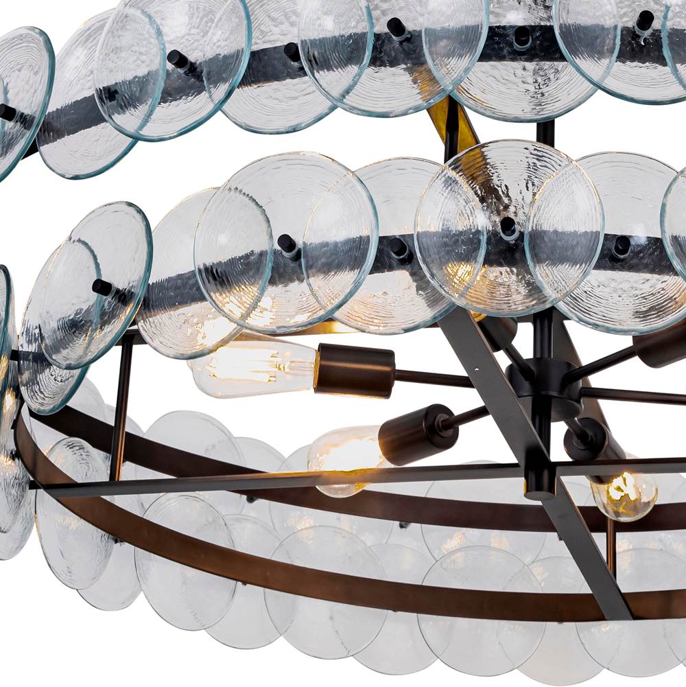 Maxim Lighting 21824TCGM Gunmetal Loren 42'' Chandelier Image 2