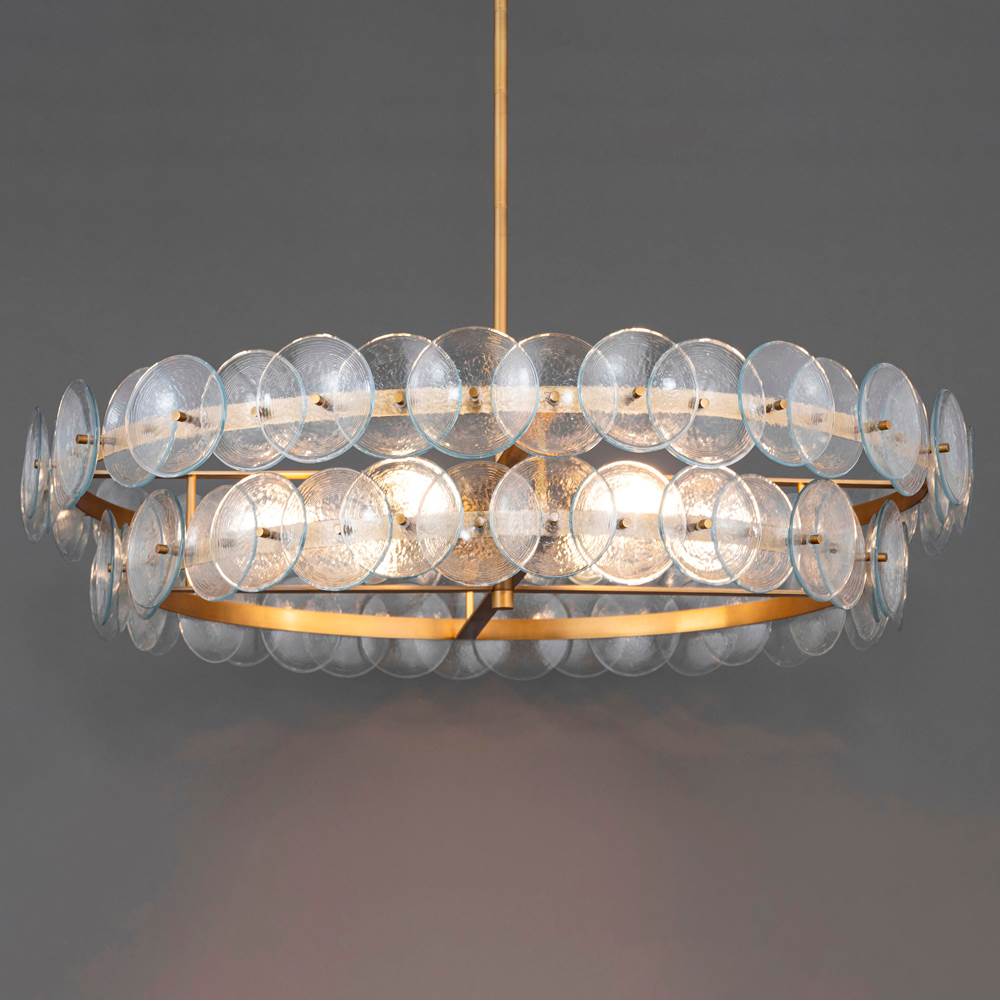 Maxim Lighting 21824TCWBR Weathered Brass Loren 42'' Chandelier Image 2