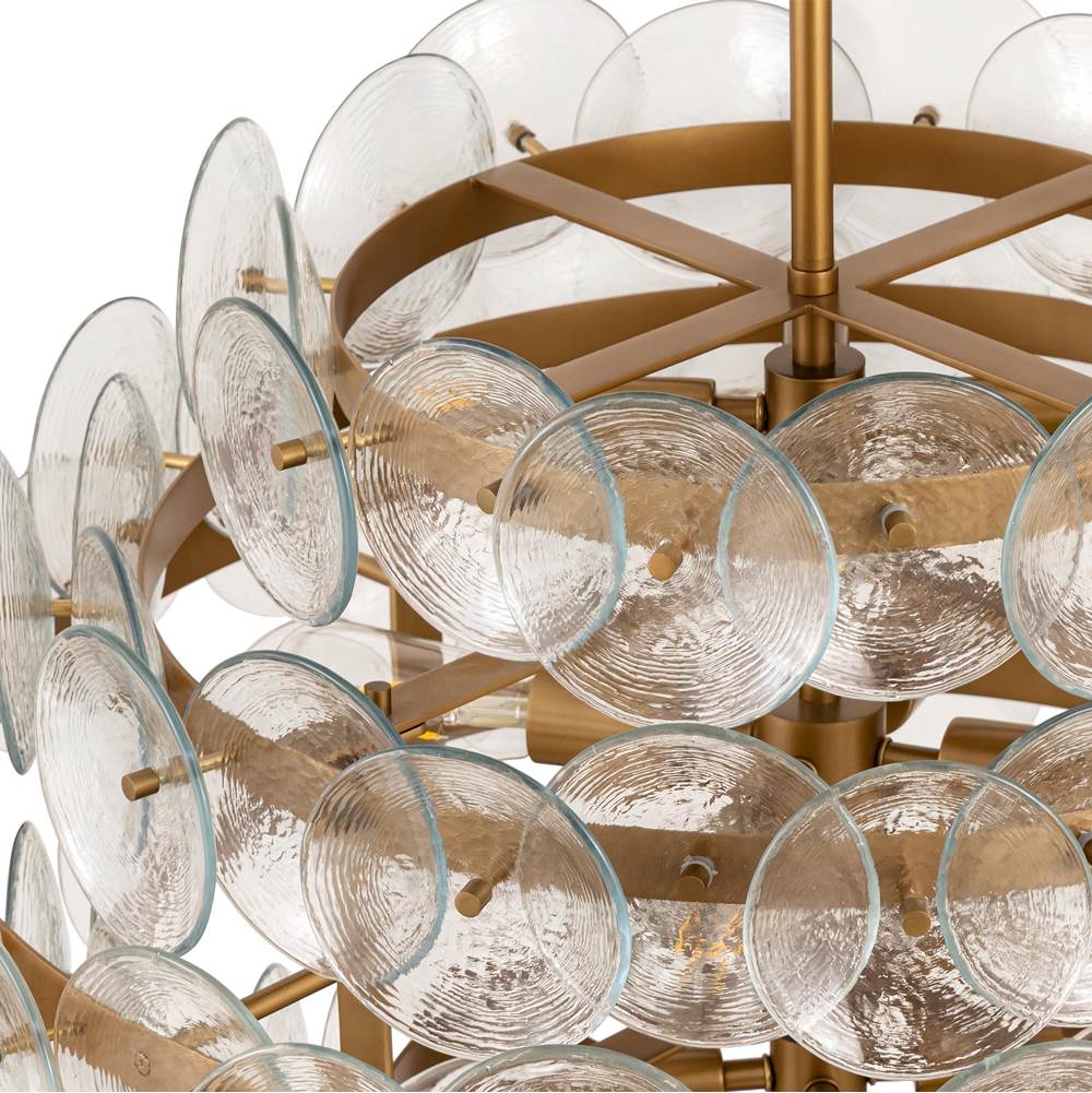 Maxim Lighting 21825TCWBR Weathered Brass Loren 12-light Chandelier Image 2