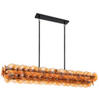 Maxim Lighting 21826AMGM Gunmetal Loren 54'' Linear Chandelier Image 2