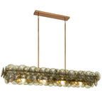 Maxim Lighting 21826GNWBR Weathered Brass Loren 54'' Linear Chandelier Image 2
