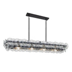 Maxim Lighting 21826TCGM Gunmetal Loren 54'' Linear Chandelier Image 1