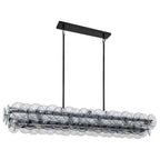 Maxim Lighting 21826TCGM Gunmetal Loren 54'' Linear Chandelier Image 2
