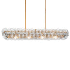 Maxim Lighting 21826TCWBR Weathered Brass Loren 54'' Linear Chandelier Image 3