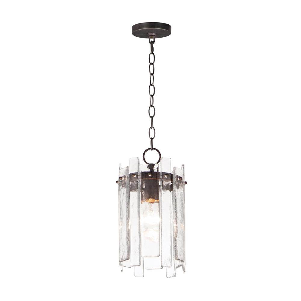 Maxim Lighting 21831AGDBZ Dark Bronze Warren 1-light Pendant Image 1
