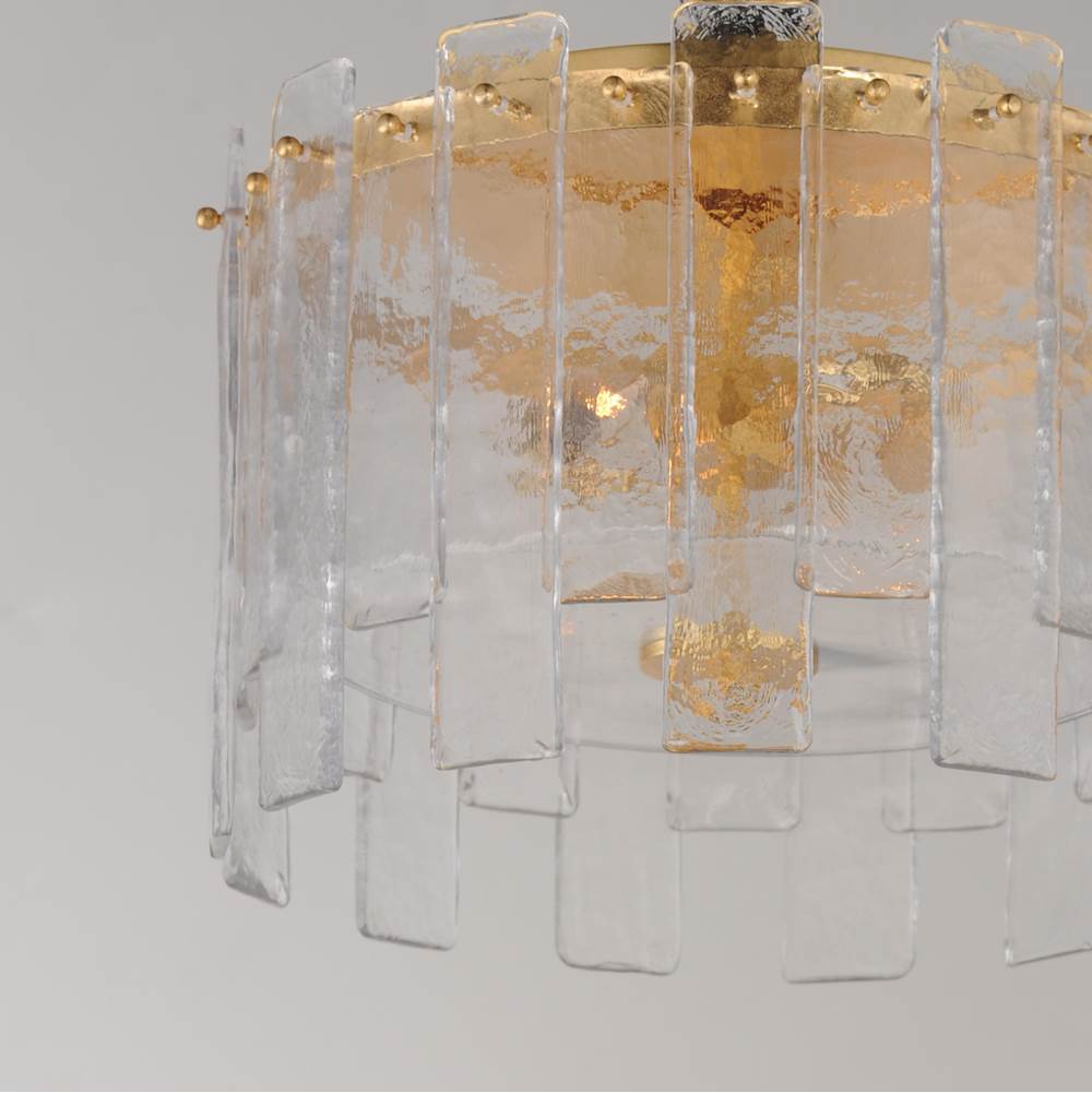 Maxim Lighting 21832AGGL Gold Leaf Warren-flush Mount Image 2