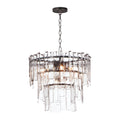 Maxim Lighting 21835AGDBZ Dark Bronze Warren 9-light Pendant Image 1