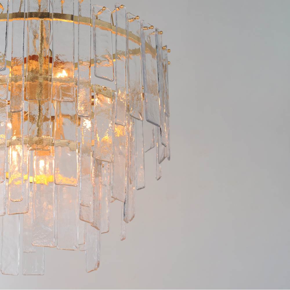 Maxim Lighting 21835AGGL Gold Leaf Warren-multi-light Pendant Image 2