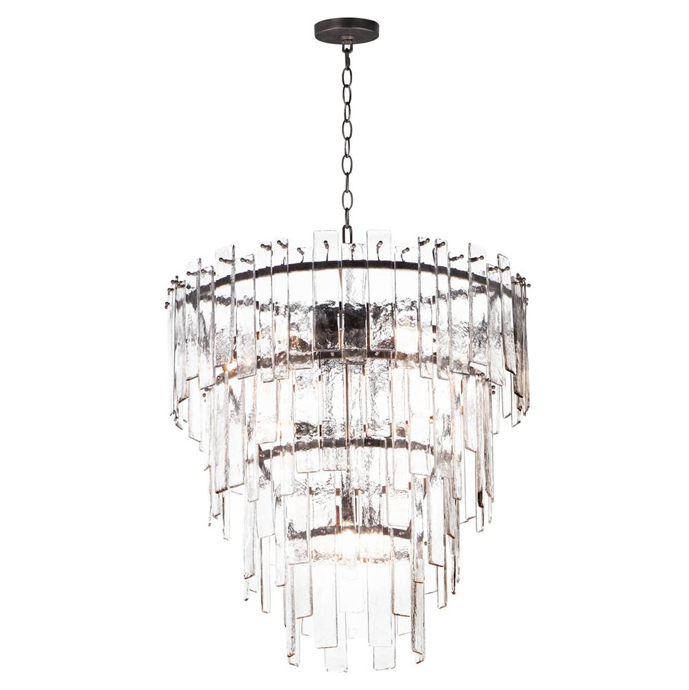 Maxim Lighting 21837AGDBZ Dark Bronze Warren 12-light Pendant Image 1