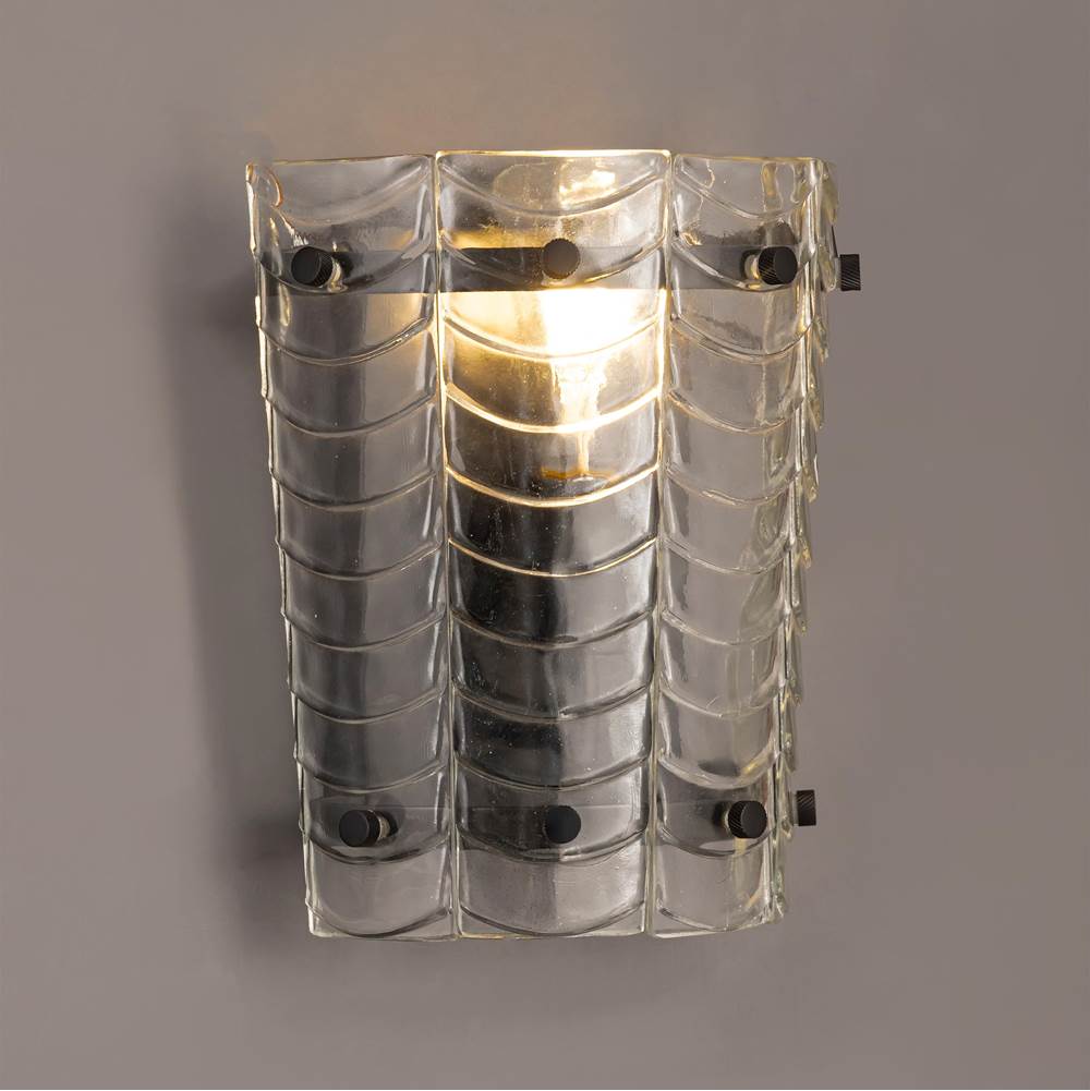 Maxim Lighting 21870CLBZ Bronze Ruche Half Sconce Image 3