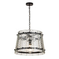 Maxim Lighting 21871CLBZ Bronze Ruche Pendant Image 1