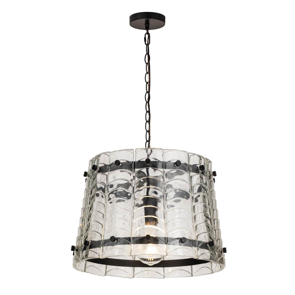 Maxim Lighting 21871CLBZ Bronze Ruche Pendant Image 1