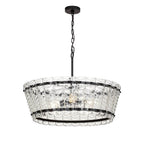 Maxim Lighting 21874CLBZ Bronze Ruche 30'' Chandelier Image 1