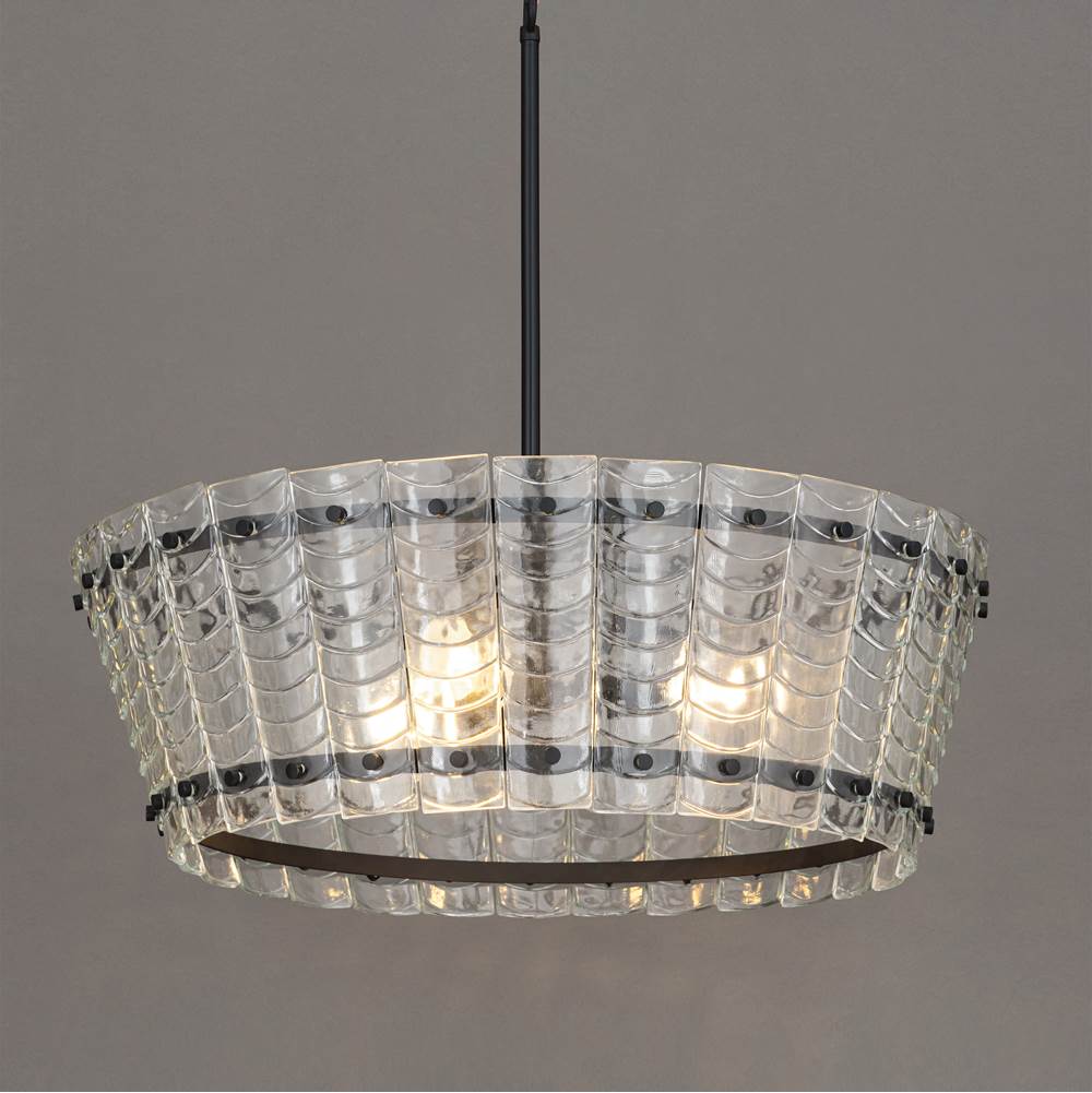 Maxim Lighting 21874CLBZ Bronze Ruche 30'' Chandelier Image 3