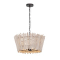 Maxim Lighting 22424WWTBZ Textured Bronze Baywood 24'' Driftwood Chandelier Image 1