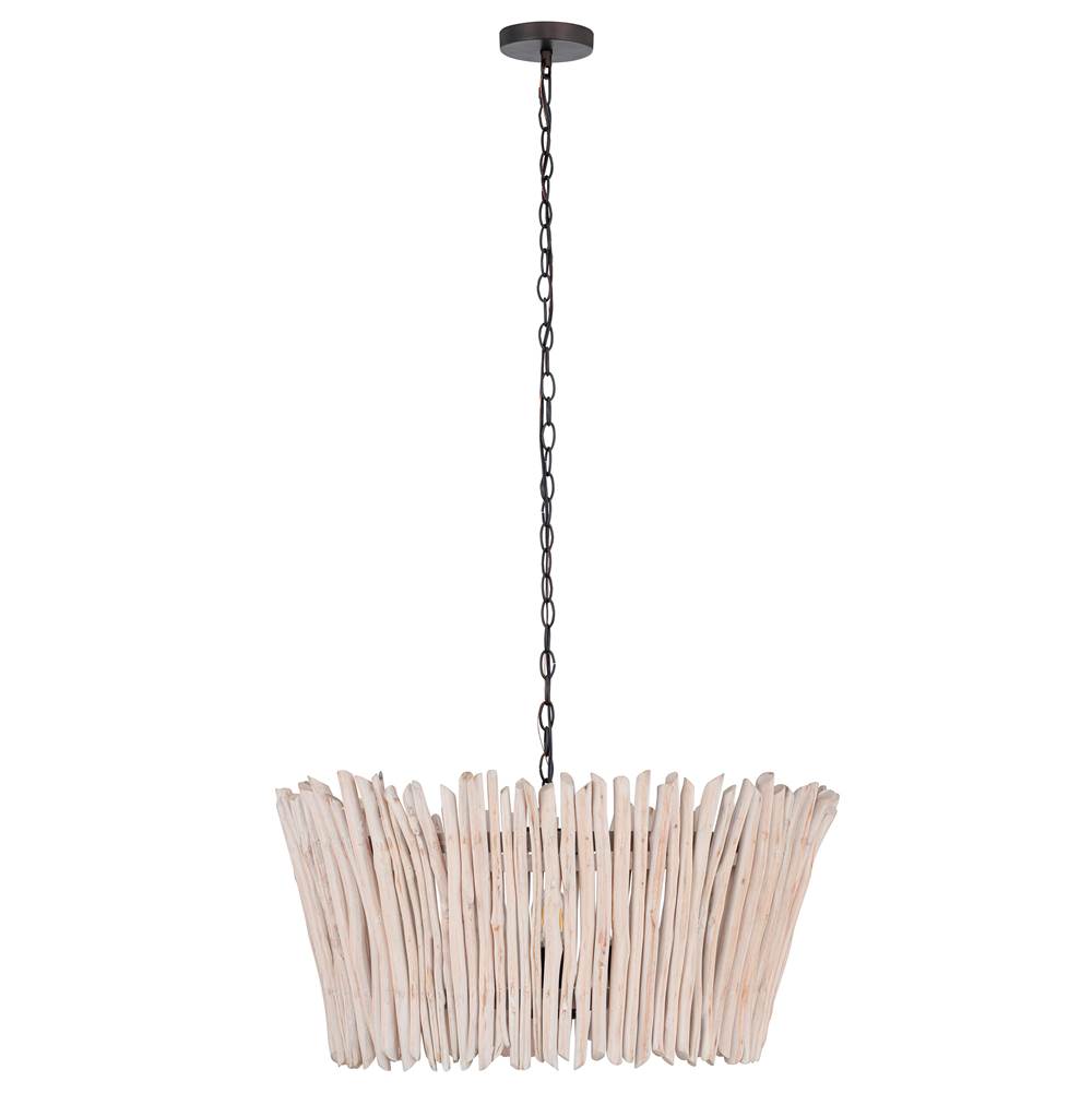 Maxim Lighting Baywood 24'' Driftwood Chandelier