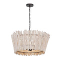 Maxim Lighting 22426WWTBZ Textured Bronze Baywood 30'' Driftwood Chandelier Image 1