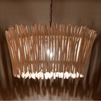 Maxim Lighting 22426WWTBZ Textured Bronze Baywood 30'' Driftwood Chandelier Image 2