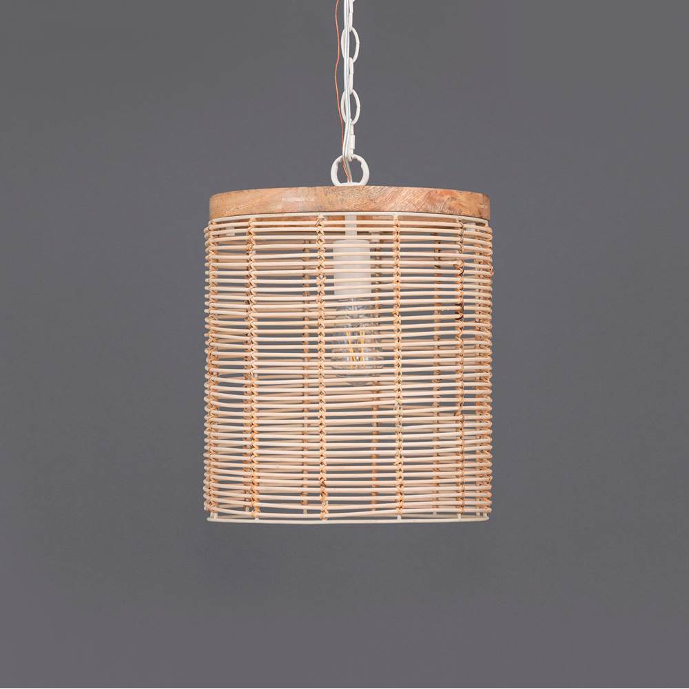 Maxim Lighting 22441NAEC Ecru Vannerie 1-light Mini Pendant Image 3