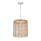 Maxim Lighting 22442NAEC Ecru Vannerie 1-light Large Pendant Image 1