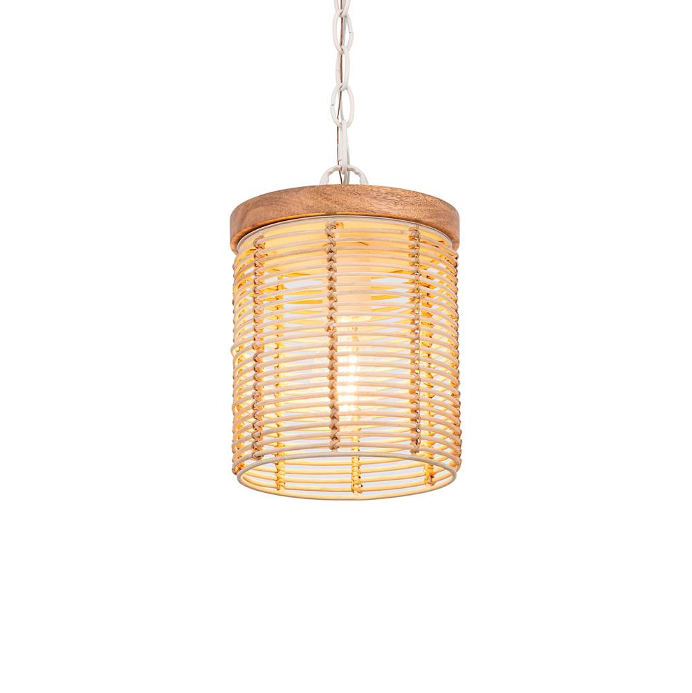Maxim Lighting 22442NAEC Ecru Vannerie 1-light Large Pendant Image 3
