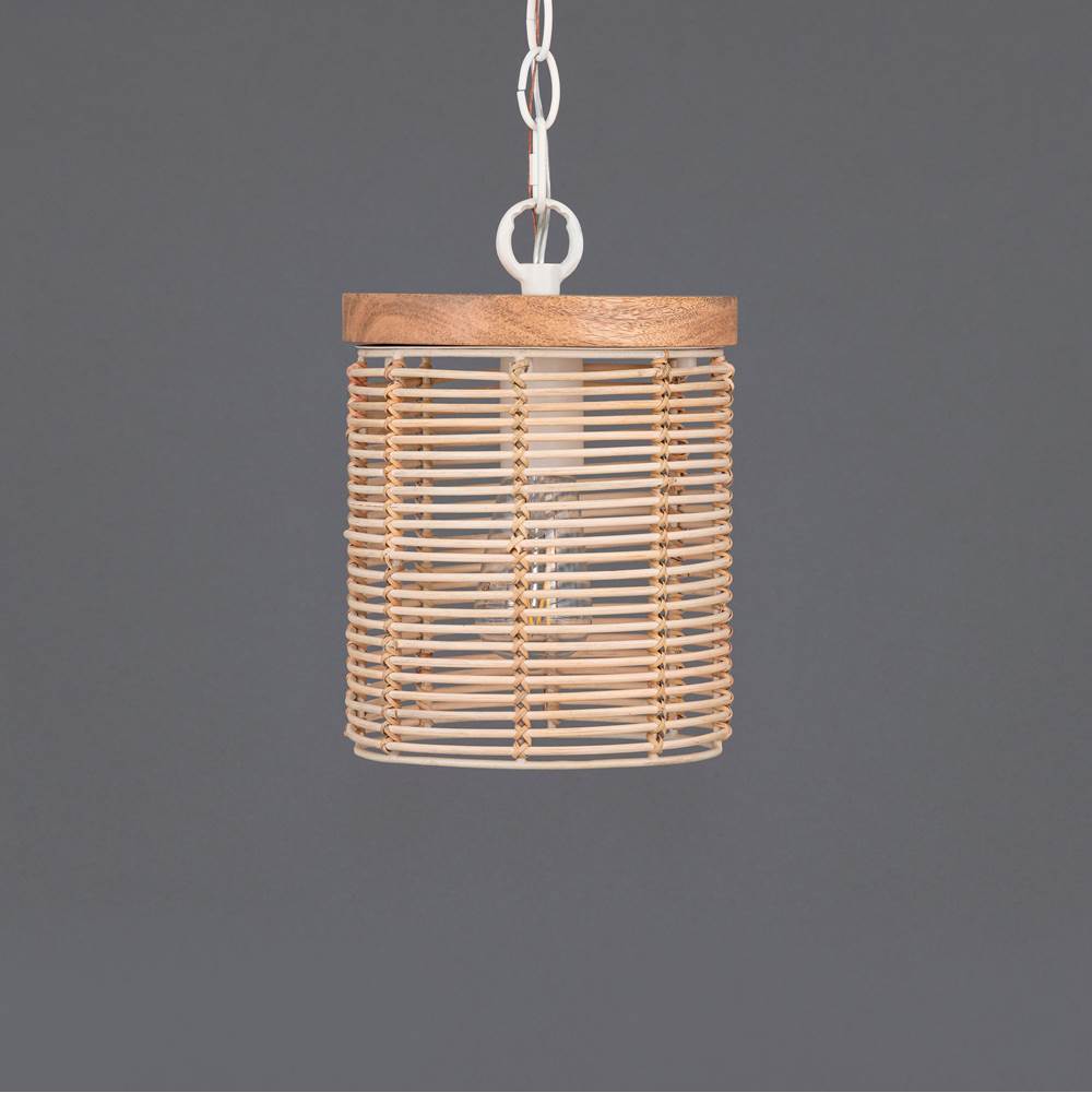 Maxim Lighting 22442NAEC Ecru Vannerie 1-light Large Pendant Image 2