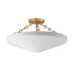 Maxim Lighting 22450WTNAB Natural Aged Brass Artemis 3-light Flush Mount Image 1