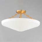 Maxim Lighting 22450WTNAB Natural Aged Brass Artemis 3-light Flush Mount Image 4