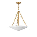 Maxim Lighting 22454WTNAB Natural Aged Brass Artemis 4-light Pendant Image 1