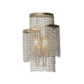 Maxim Lighting 22460WWDGS Golden Silver Fontaine 2-light Wall Sconce Image 1