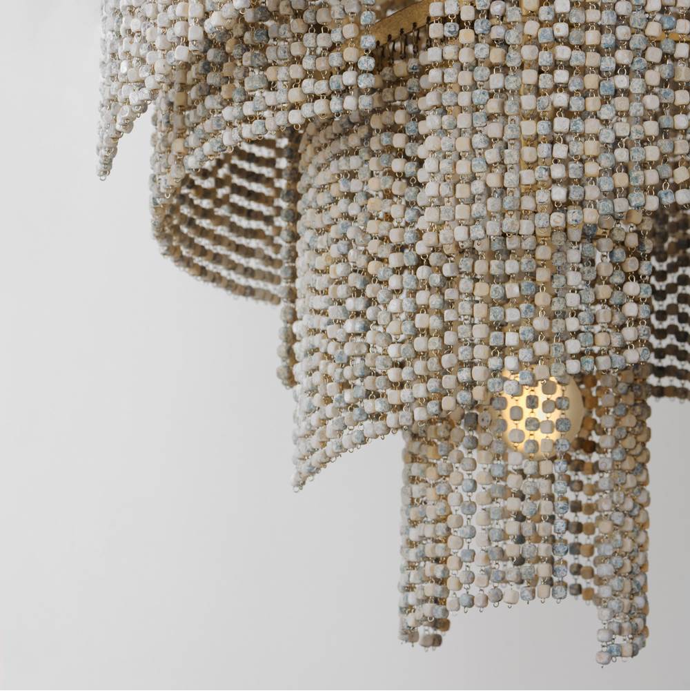 Maxim Lighting 22467WWDGS Golden Silver Fontaine 7-light Chandelier Image 4