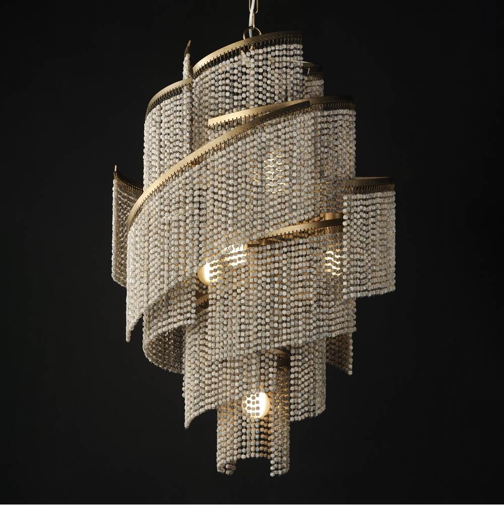 Maxim Lighting 22467WWDGS Golden Silver Fontaine 7-light Chandelier Image 3
