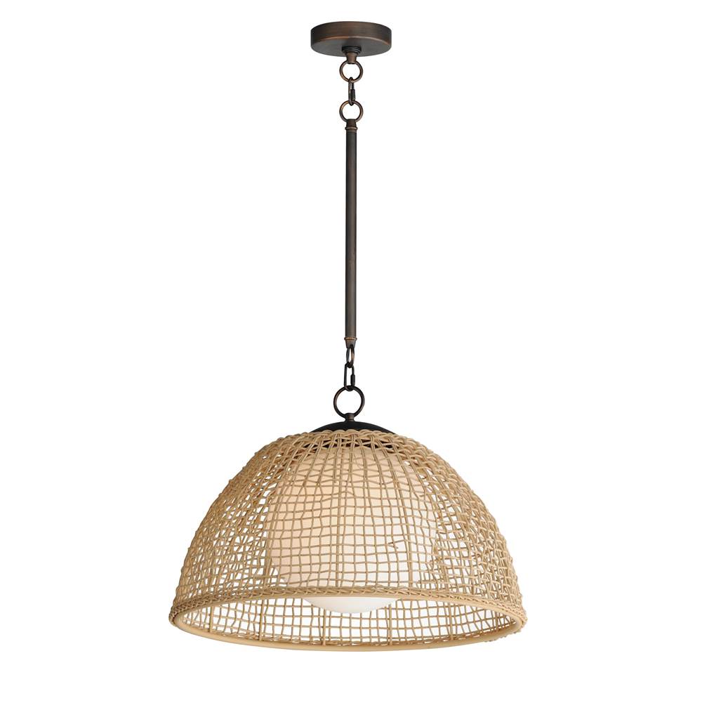 Maxim Lighting 22472NAANB Antique Bronze Cestino 1-light Pendant Image 1