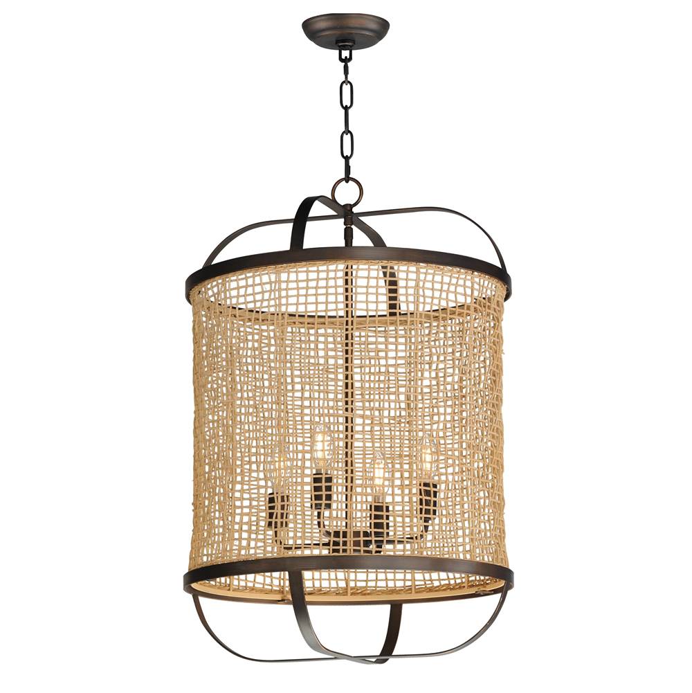 Maxim Lighting 22474NAANB Antique Bronze Cestino 19'' Pendant Image 1