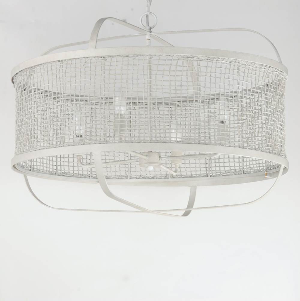 Maxim Lighting 22475WWT Weathered White Cestino 30'' Pendant Image 4