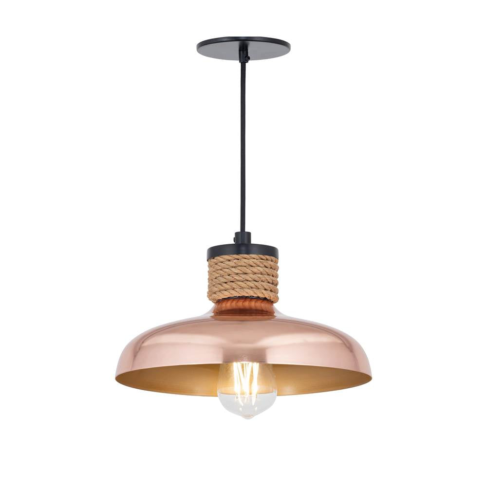 Maxim Lighting 22492CP Copper Bingham Small Pendant Image 1