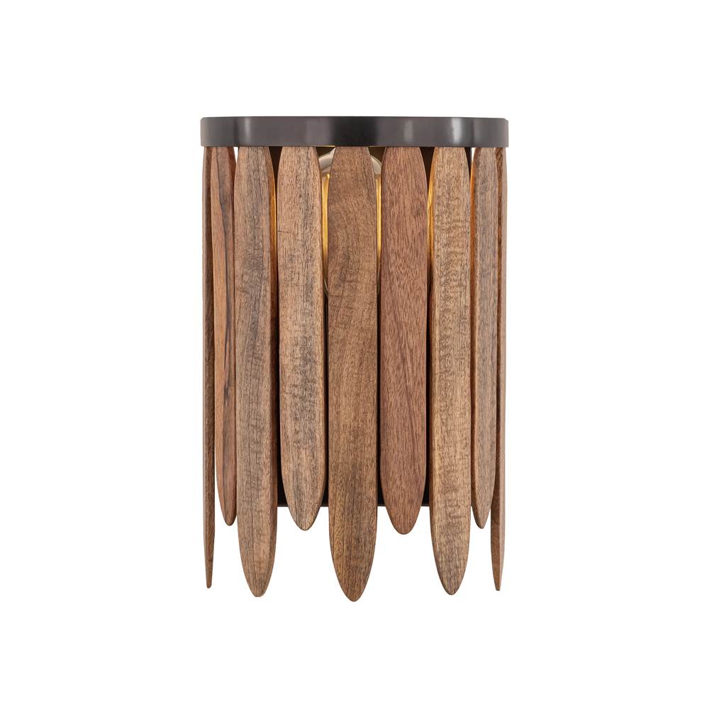 Maxim Lighting 22510WNGM Walnut Marimba Wall Sconce Image 1